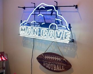 NEON MAN CAVE SIGN