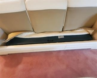 Leather. Sleeper Sofa