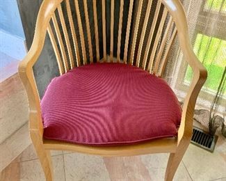  $195 - Curved backed arm chair 