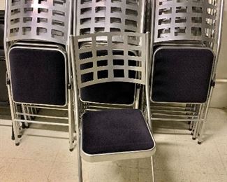 $40 each - Samsonite folding chairs (21 available) 36.5"H 