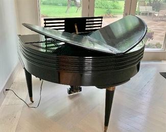 1930's Wurlitzer Butterly grand "Deco" piano - 37"H x  55"W  (45"H)