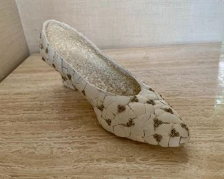 $80 - Lily Poran (Israeli, b.1946) sculpted shoe