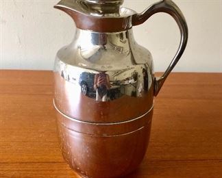 $20 - Vintage coffee urn; KS#107; 10" H x 6" diameter