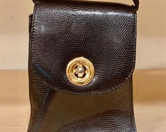 $95 - Desmo Italy pebbled leather evening bag KS#35   8"H x 6.5"W