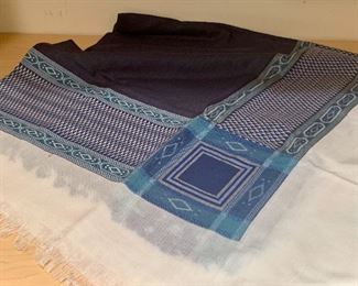 $28 - Closed cotton printed scarf KS#51; approx 32" square