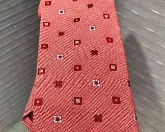 $50 - Ermengildo Zegna red silk tie
