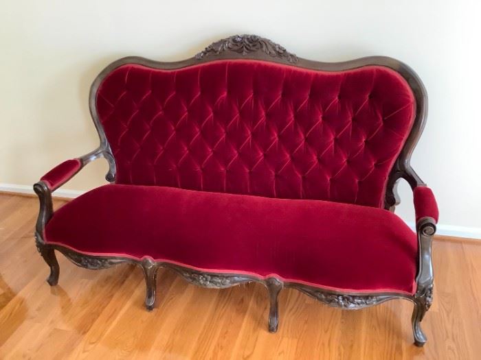 Colombian Velvet Couch