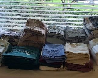 Lots of linens