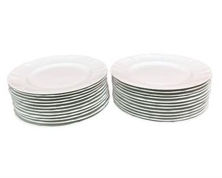 Block Windsor Bone Plates, Set of 24