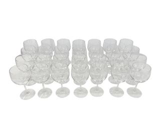 Wine Glasses, Set of 28