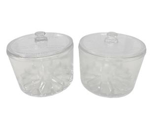 Sanitary Cheese Preservers, Pair