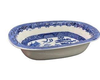 Allertons England Blue Willow Dish
