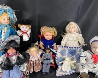 Mixed Variety of Dolls
