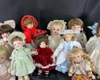Large Lot of Collector Dolls