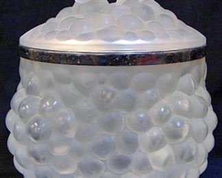 Lalique Antille Frosted Ice Bucket, have more Lalique