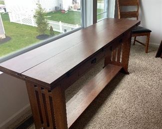Expandable Sofa Table By: Stickley