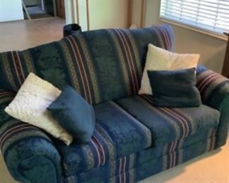 green loveseat discounted if sold as a set.