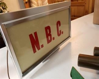 RARE AND GREAT CONDITION AUTHENTIC NBC SIGN