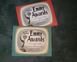 RARE AMAZING AUTHENTIC EMMY AWARD PROGRAMS - FASCINATING TO READ!