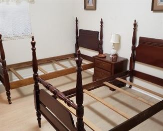 NICE PAIR OF TWIN BEDS