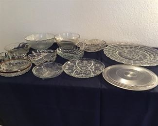 Clear Glass Serving Lot