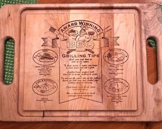 Award Winning BBQ Wooden Cutting Board