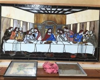Last Supper Stained Glass 