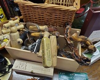 Vintage corkscrew collection