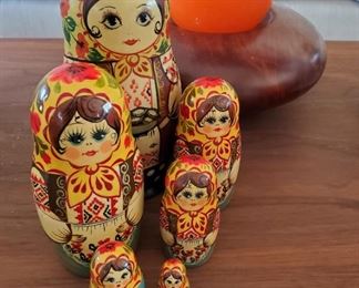 Vintage Matryoshka dolls
