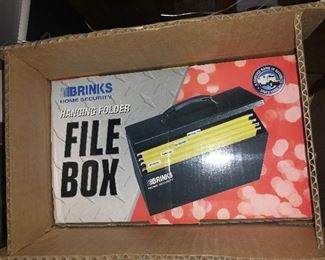New Brinks Hanging Folder File Box
