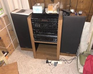 Panasonic Audio System and Speakers 1/2