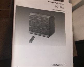 Panasonic Audio System and Speakers 2/2