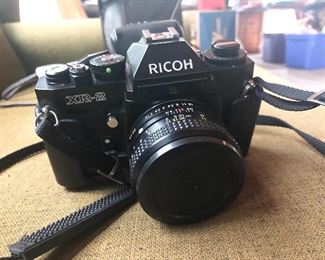 Ricoh Camera with Leather Cover 1/2