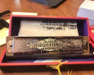 Silver Plated Harmonica 4/5
