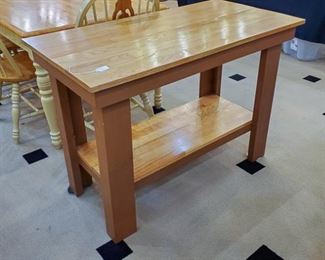 This hand-made table is well built - many possibilities for it!