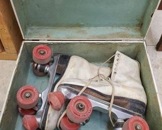 Vintage precision platinum skates 