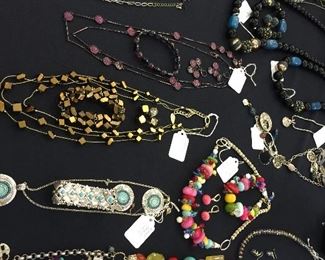 Lots of higher quality jewelry:  Brighton, Coldwater Creek, Premier, and many pieces purchased from Crosno Jewelers in Cape, 