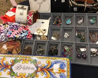 Lots of higher quality jewelry:  Brighton, Coldwater Creek, Premier, and many pieces purchased from Crosno Jewelers in Cape, 