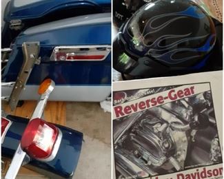 Harley Davidson, Road King Parts,  A wheel too,   Two Harley Helmets, Brand  new Gear in box