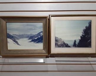 Vintage Lot of 2 Landscape | Photographs | 15"x17"