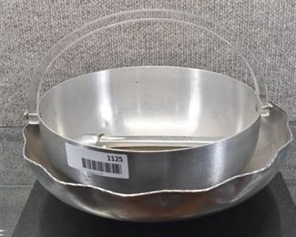 Vintage Lot of 3 Aluminum Kitchen Items | Tongs, Bowls, Etc.