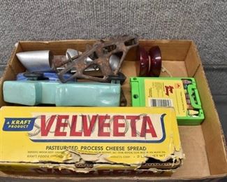 Vintage Lot Assorted Toys | Dominoes, Duncan Butterfly Yoyo, Bug Bunny Crayons, Etc.