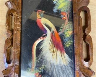 Mexican feather art 