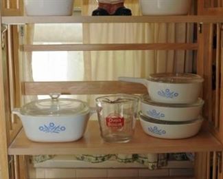 LARGE SELECTION OF CORNING WARE COOKWARE WITH LIDS 