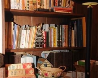 SAMPLE OF BOOKS ALL OVER THE HOUSE ~ COOKBOOKS, CHILDREN'S BOOK, HISTORY  