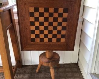 Tilt table checker board.