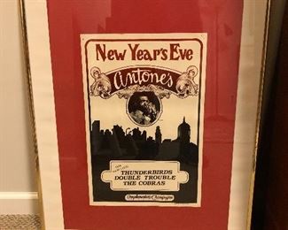 Antone’s Nightclub framed poster.