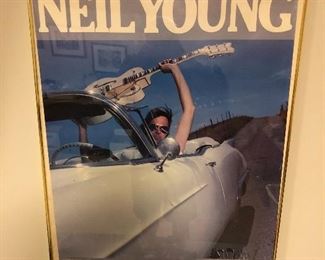 Neil Young poster for the album “Trans”.