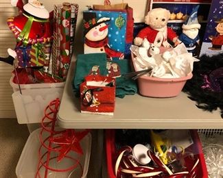 Christmas decor and accessories.