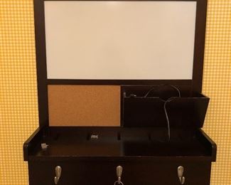 Multi-function wall rack.